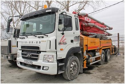 Аренда автобетононасоса от 13 до 56 метра
