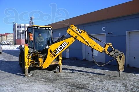 Услуги гидромолота на базе экскаватора-погрузчика JCB