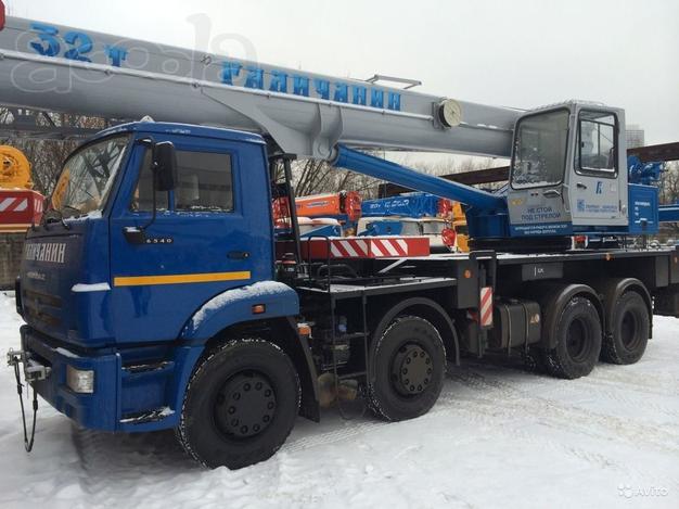Аренда автокрана 32т