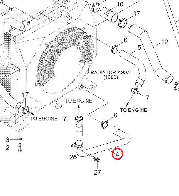 11Q8-41410-Шланг Hyundai для R300LC-9SH
